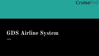 GDS Airline System