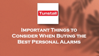 Important Things to Consider When Buying the Best Personal Alarms