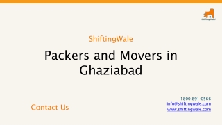 Packers and Movers in Ghaziabad, Best Movers & Packers In Ghaziabad -ShiftingWale