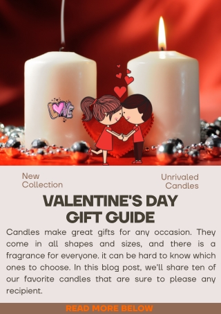 Valentine's Day Candles Gift Guide