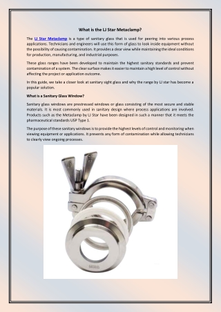 What is the LJ Star Metaclamp