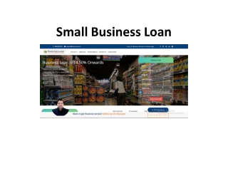 Small Business Loan