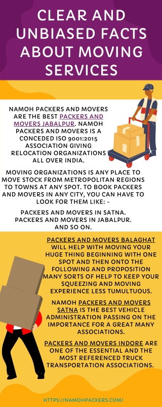 Clear And Unbiased Facts About Moving Services