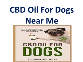 CBD Oil For Dogs Near Me