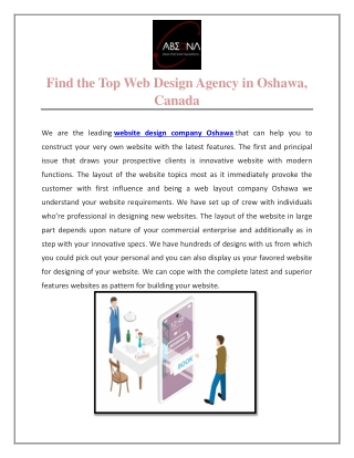 Find the Top Web Design Agency in Oshawa