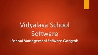 School Management Software Gangtok