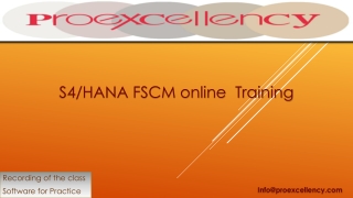 S4hana FSCM