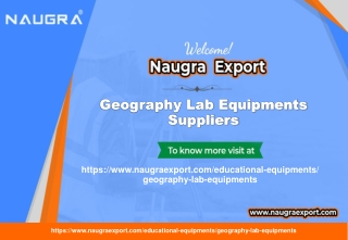 Geography Lab Equipments Suppliers