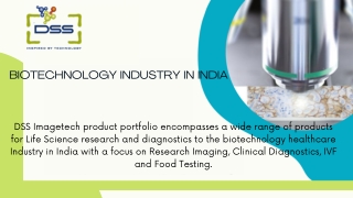 Modern Biotechnology Equipments | DSS Imagetech