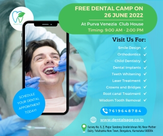 Dental Health Camp by Dental Sage Clinic | Best Dental Clinic in Yelahanka