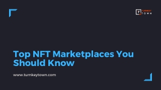 Top NFT Marketplaces You Should Know