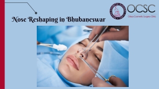 Nose Reshaping in Bhubaneswar