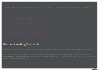 Business Coaches & Business Coach Townsville