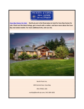 Coos Bay Homes For Sale  North-pt.com