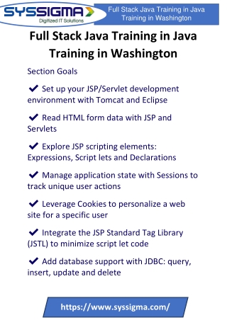 Full Stack Java Training In Washington