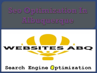 Seo Optimization In Albuquerque