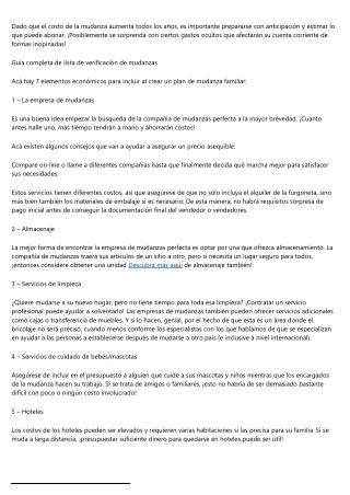 Claves imprescindibles para una mudanza fácil y organizada en territorio naciona