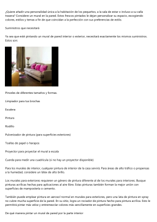Lo que debes saber para pintar su vivienda