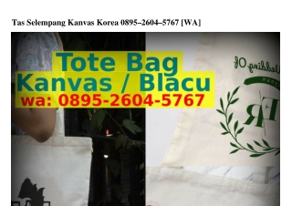 Tas Selempang Kanvas Korea Ö895-26Ö4-5767[WhatsApp]