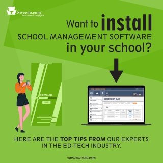want to install school management software in your school sweedu school erp software