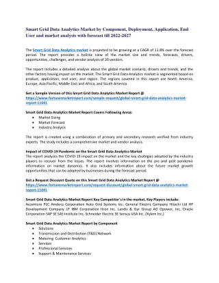 Smart Grid Data Analytics Market