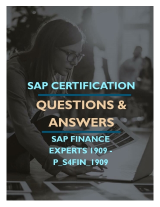 SAP FINANCE EXPERTS 1909 (P_S4FIN_1909) FREE QUESTIONS AND ANSWERS PDF