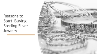 Reasons to Start  Buying Sterling Silver Jewelry