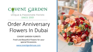 Anniversary Flowers In Dubai​