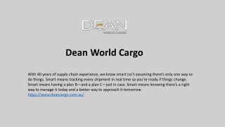 Dean World Cargo
