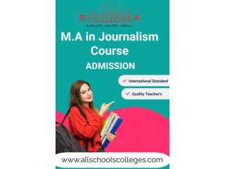 M.A in Journalism Course