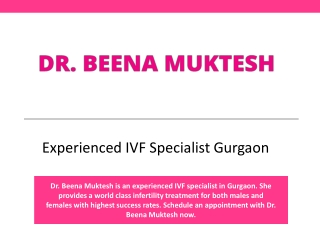 Fertility Specialist Doctor Gurgaon