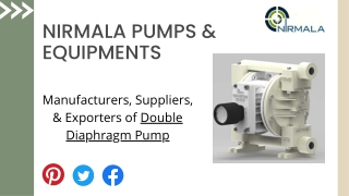Double Diaphragm Pump - Air Operated Double Diaphragm Pump