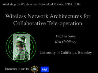 Wireless Network Architectures for Collaborative Tele-operation