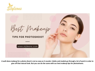 Best Makeup Tips for Photoshoot