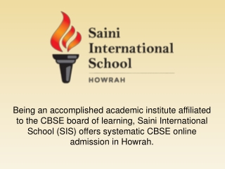 Are you looking for CBSE online admissions in Howrah for your child?