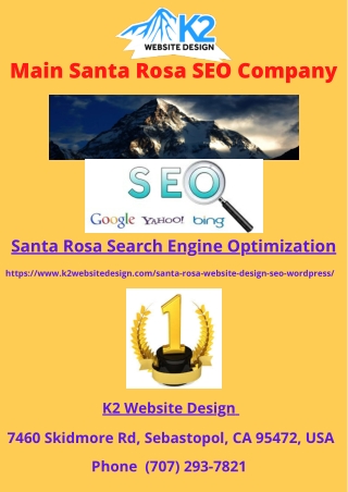 Main Santa Rosa SEO Company