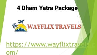 4 Dham Yatra Package