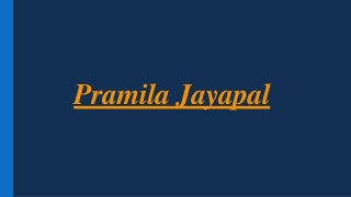 Pramila Jayapal