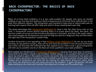 Back Chiropractor