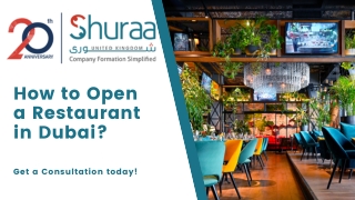 How to open a restaurant in Dubai