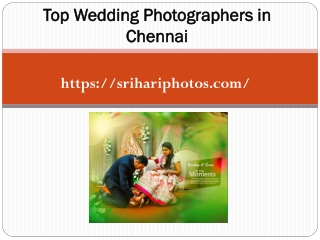 Top Wedding Photographers in Chennai
