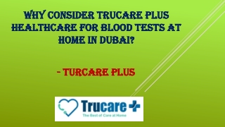 Blood Tests at Home in Dubai