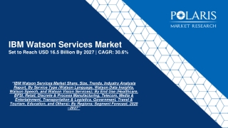 IBM Watson Services Market Size & Share Industry Overview and Forecast to 2030