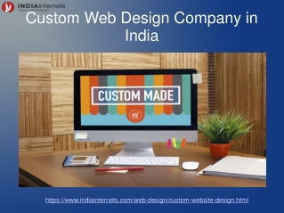 Custom Web Design Company in India