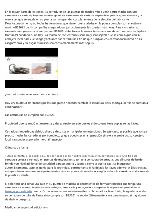 ¿Cuáles son los consejos de cerrajería para asegurar una casa?