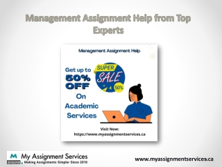 Management Assignment Help from Top Experts