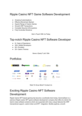 Ripple Casino NFT