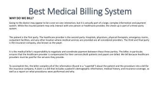 Best medical billing companies