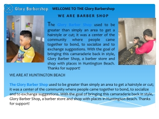 Haircut for men Huntington beach