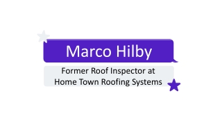 Marco Hilby - A Highly Collaborative Professional